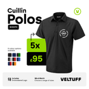 5x Cuillin Polo Shirt With Logo Bundle