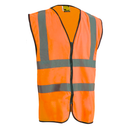 Two-Band' Hi-Vis Vest with Zip Fastening