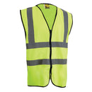 Two-Band' Hi-Vis Vest with Zip Fastening