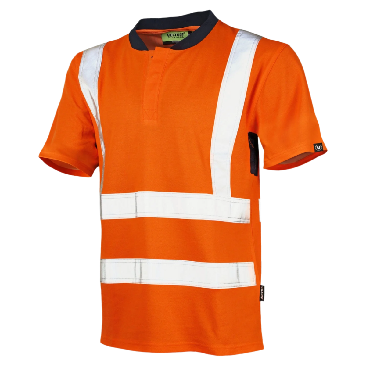 Reflex Cotton Hi-Vis T-Shirt | VELTUFF® Workwear UK