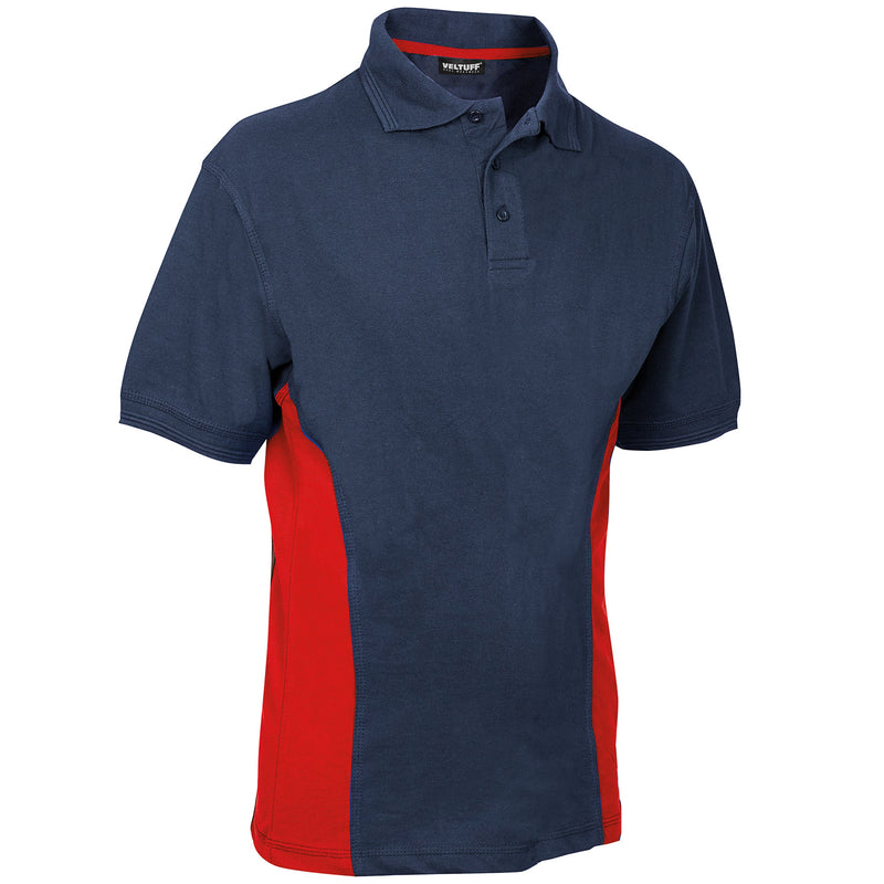 Two Tone Work Polo Shirt VELTUFF Workwear UK