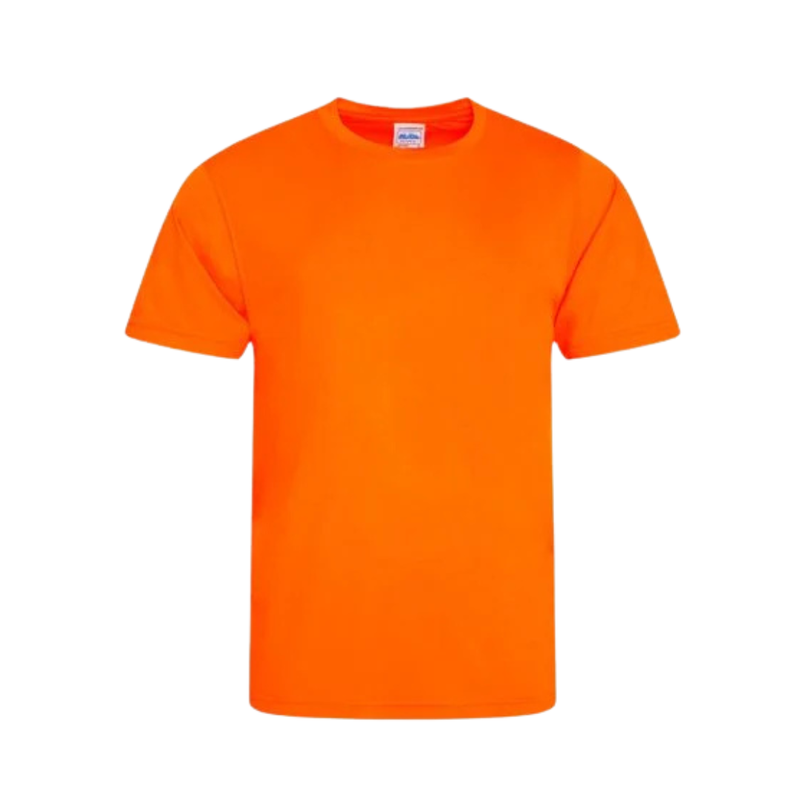 Joe's USA Neon Athletic T-Shirt | High Visibility Sport Tee | Moisture Wicking, Sizes XS-4XL (Neon Yellow, Large) - View #4