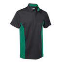 Two Tone Cuillin Polo Shirt (Orange, Green and Teal)