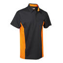 Two Tone Cuillin Polo Shirt (Orange, Green and Teal)