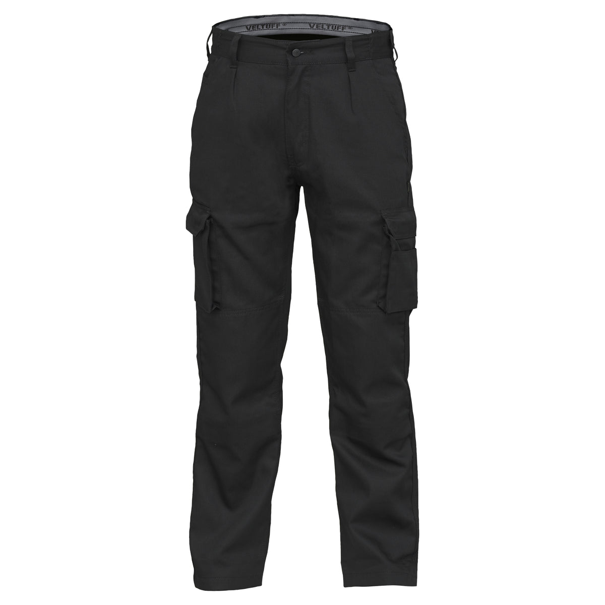 thumbnail image 2 of Men's Cargo Work Trousers – 6 Pockets, Straight Leg, Waist 28 To 62 2 of 5