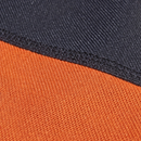 Two Tone Cuillin Polo Shirt (Orange, Green and Teal)
