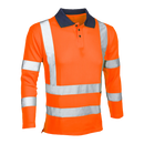 Reflex Hi-Vis Long Sleeved Polo Shirt