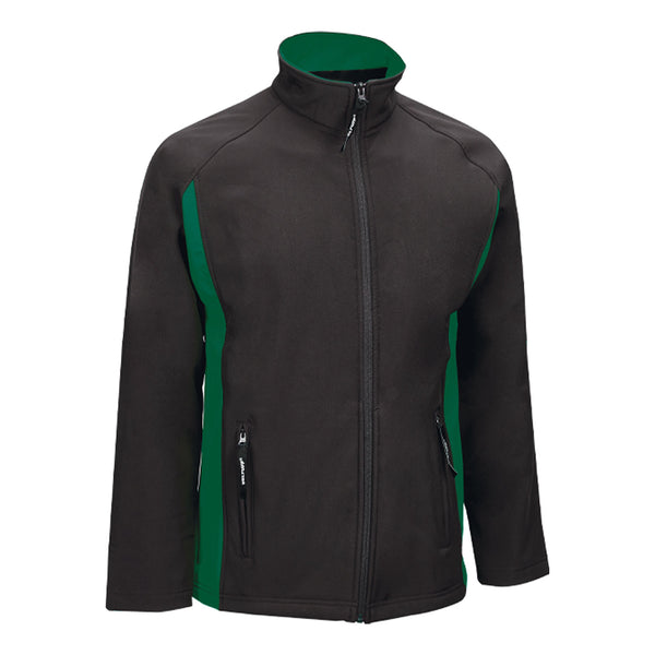 VELTUFF® Zone Two Tone Softshell Jacket - Black/Green