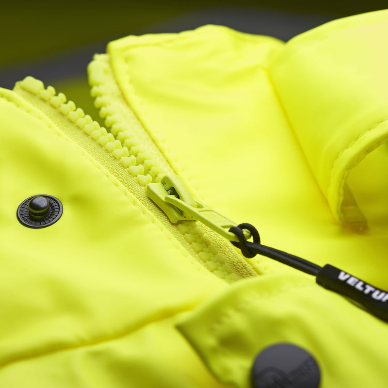 VELTUFF® Hi-Vis Waterproof Jacket - Zip