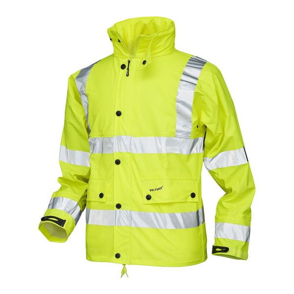 VELTUFF® Hi-Vis Waterproof Jacket - Yellow
