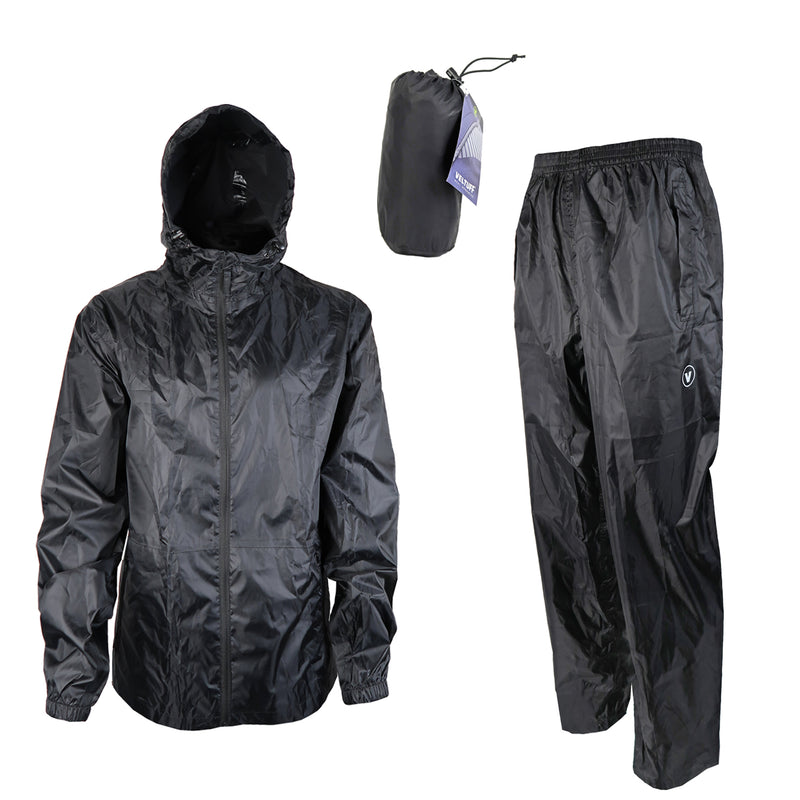 Huk Men's Gunwale Rain Water & Wind Proof Jacket Black Large 