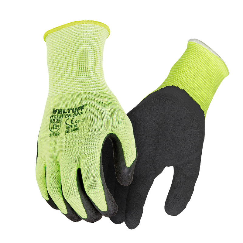 Power Grip Latex Gloves | VELTUFF® Workwear UK