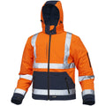 VELTUFF® Reflex Winter Hi-Vis Jacket - Orange/Navy
