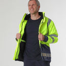 Scandinavian Hi-Vis Two-Tone Waterproof Jacket