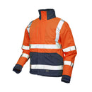 VELTUFF® Deluxe Pilot Hi-Vis Jacket - Orange/Navy 