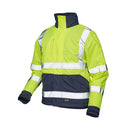 VELTUFF® Deluxe Pilot Hi-Vis Jacket - Yellow/Navy