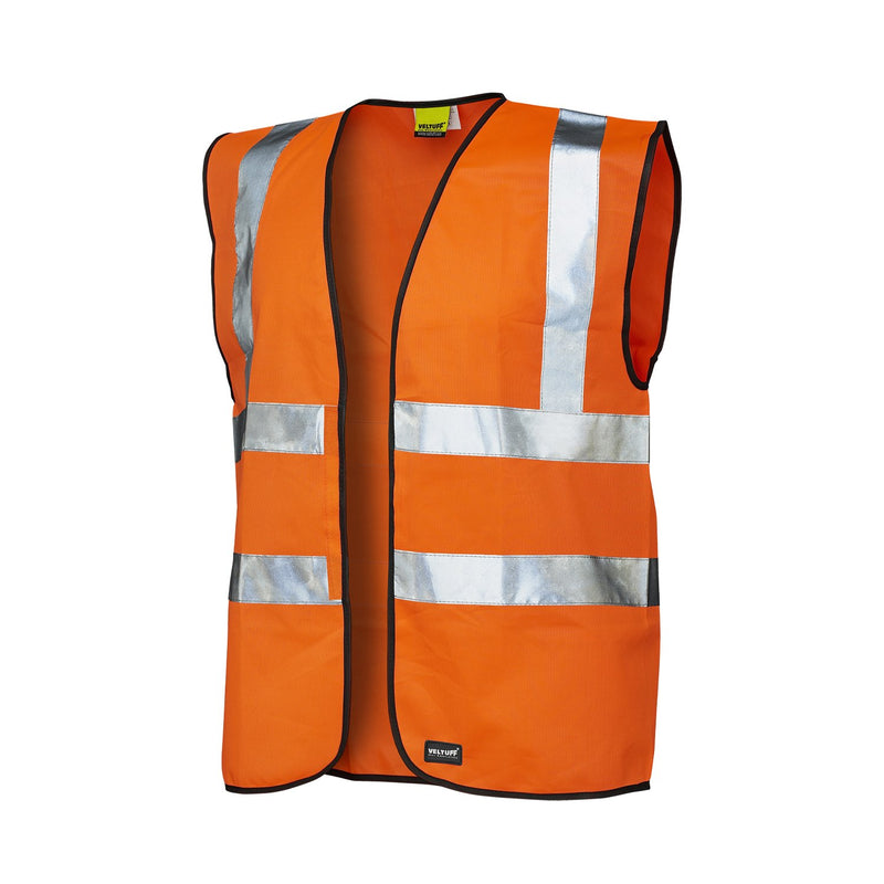 VELTUFF® Reflex Hi-Vis Safety Vest - Orange