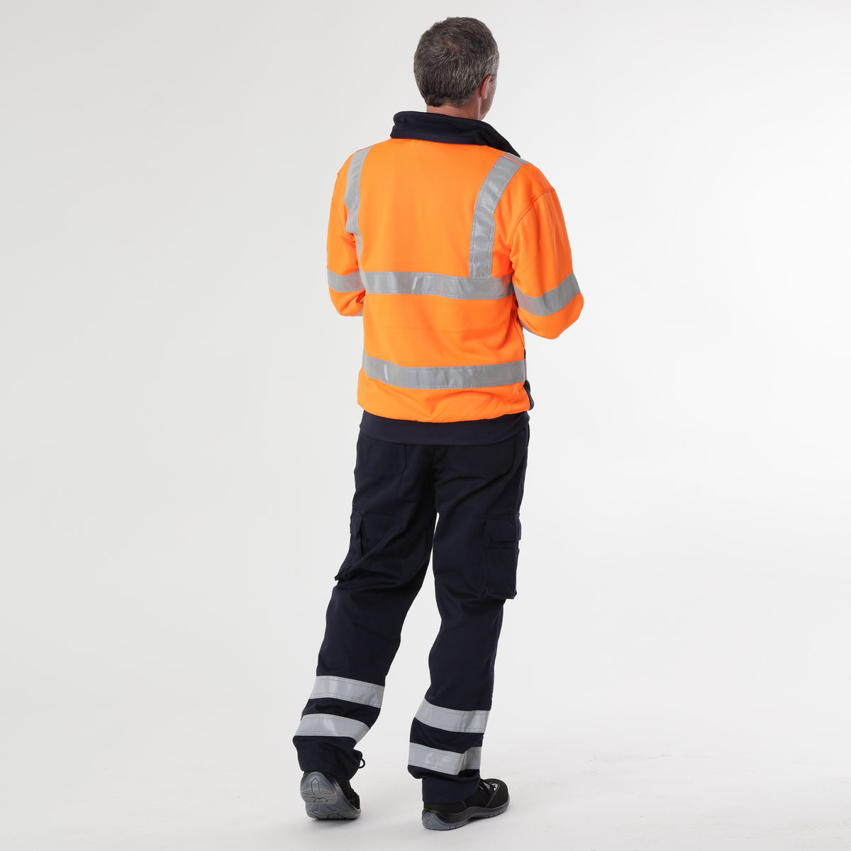 Reflex Hi-Vis Full Zip Hoodie | VELTUFF® Workwear UK