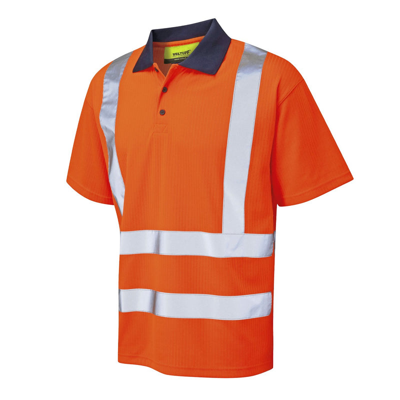 VELTUFF® Reflex Hi-Vis Polo Shirt - Orange