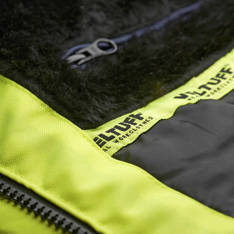VELTUFF® Reflex Hi-Vis Waterproof Jacket - Inside