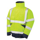 VELTUFF® Chalford II Waterproof Hi-Vis Bomber Jacket - Yellow/Navy
