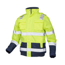 VELTUFF® Reflex Hi-Vis Pilot Jacket - Yellow/Navy
