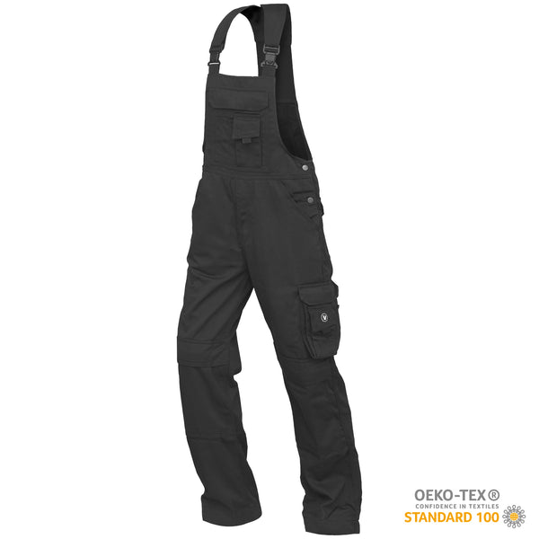 VELTUFF® Teamline Original Bib & Brace Overalls - Black