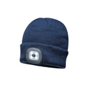  LED Headlight Beanie - Navy