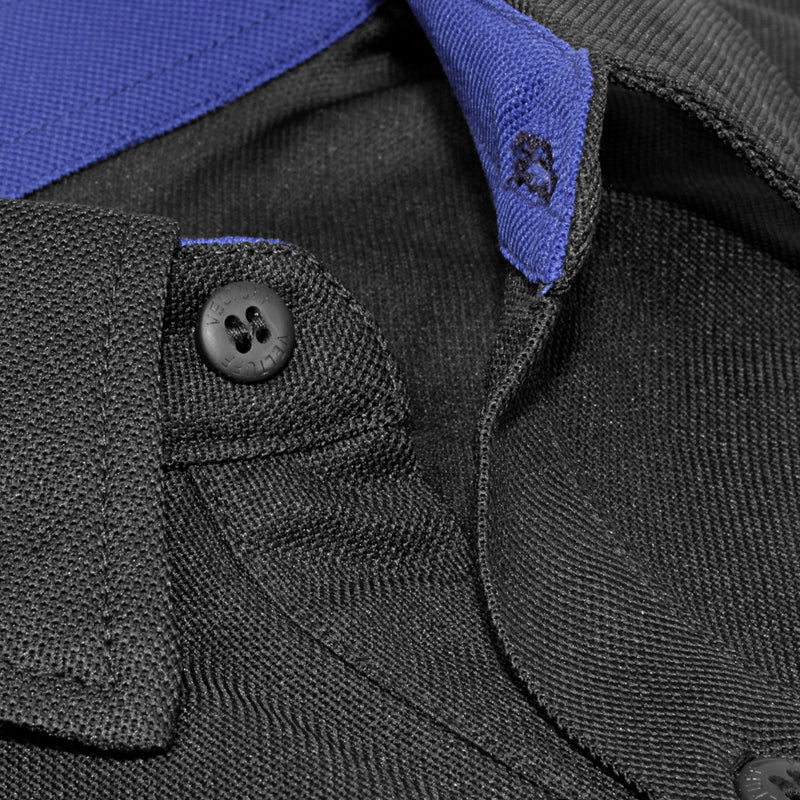 VELTUFF® Two Tone Cuillin Polo Shirt - Collar 