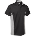 VELTUFF® Two Tone Cuillin Polo Shirt - Black/Grey
