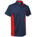 VELTUFF® Two Tone Cuillin Polo Shirt - Navy/Red
